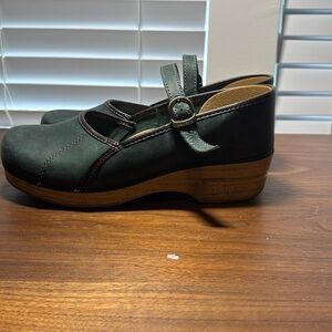 Blue Dansko Marcelle clogs